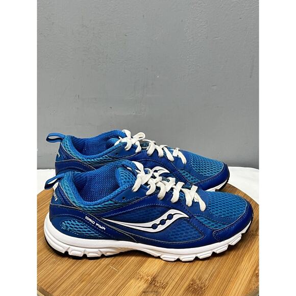Saucony Grid Fiya Shoes Womens size 7 Blue White 15147-4 Running Sneaker - Picture 4 of 9